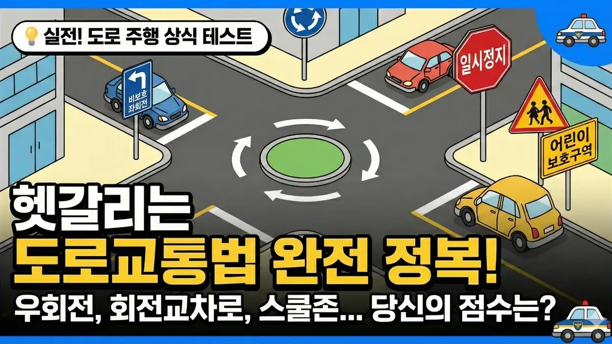 도로 주행 상식 테스트